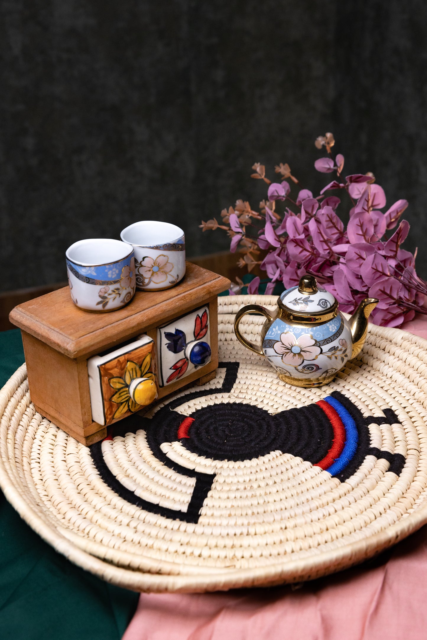 Datepalm Tribal Art Design Tray
