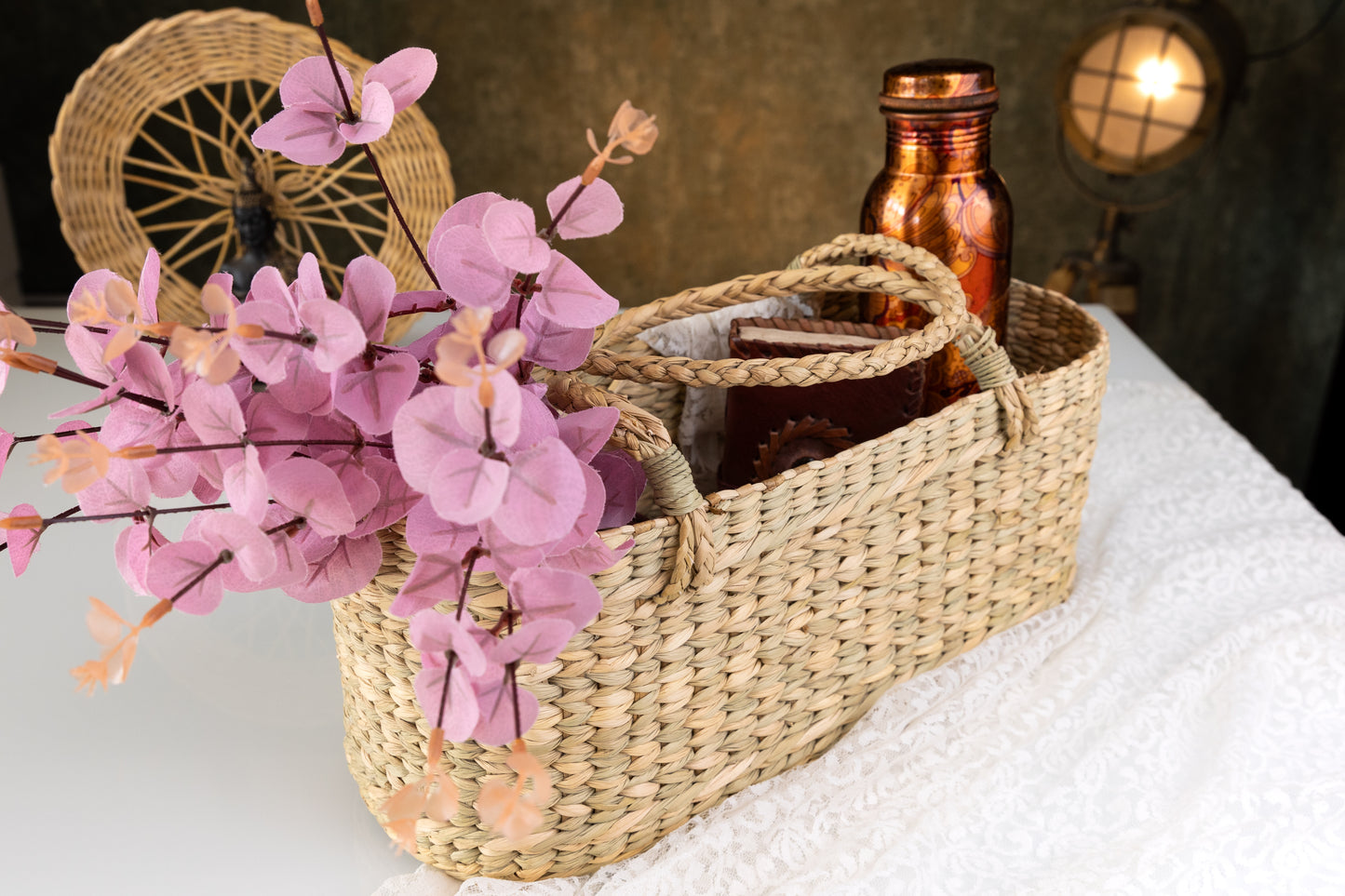 Kauna Oval Hamper Storage Basket