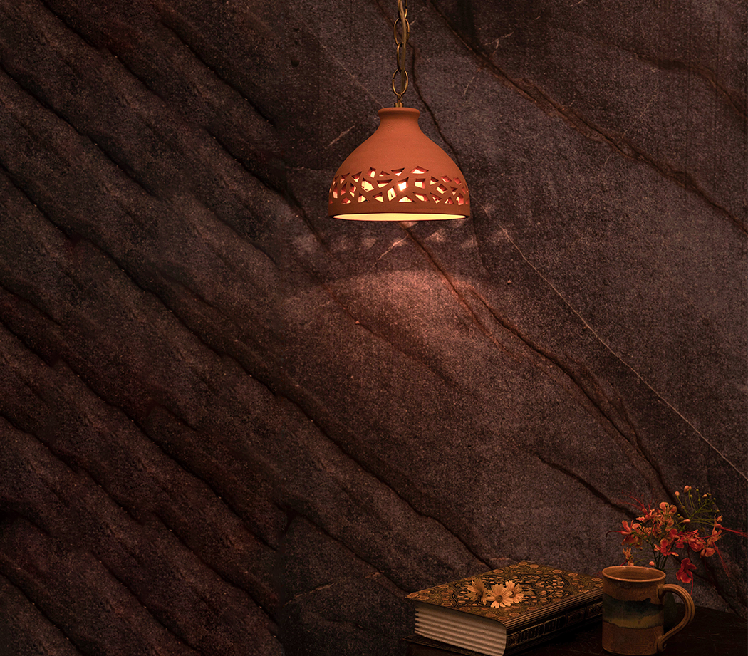Dome - Terracotta lights