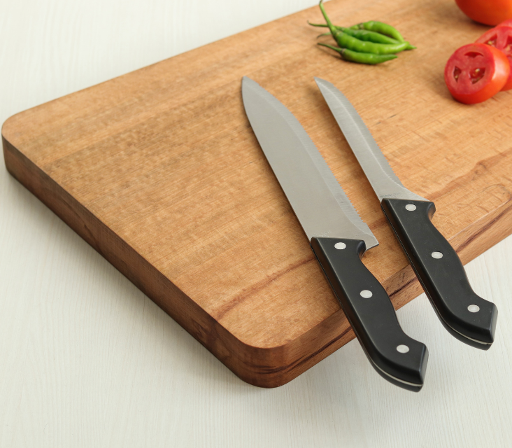 “Arogyavat” Cutting and Chopping Board in Steam Beech