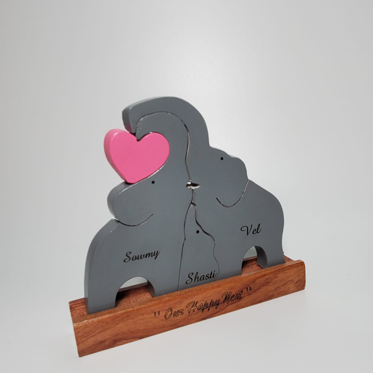 Elephant Family 1 Kid, Small Size (Grey)