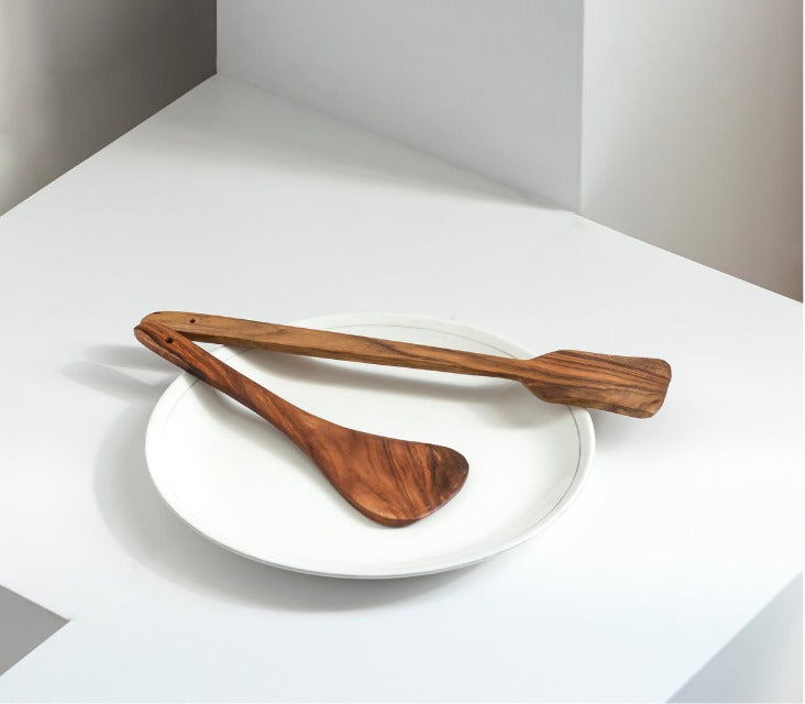 Set of 4 Kitchen Non-stick spatula in Sheesham Wood