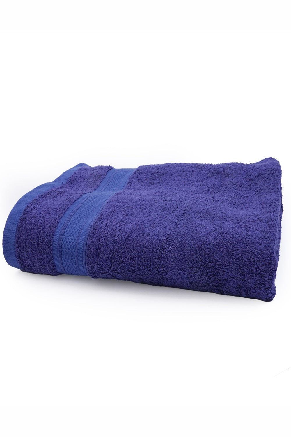 The Karira Collection - Bamboo Cotton Bath Towel (Festive Blue)