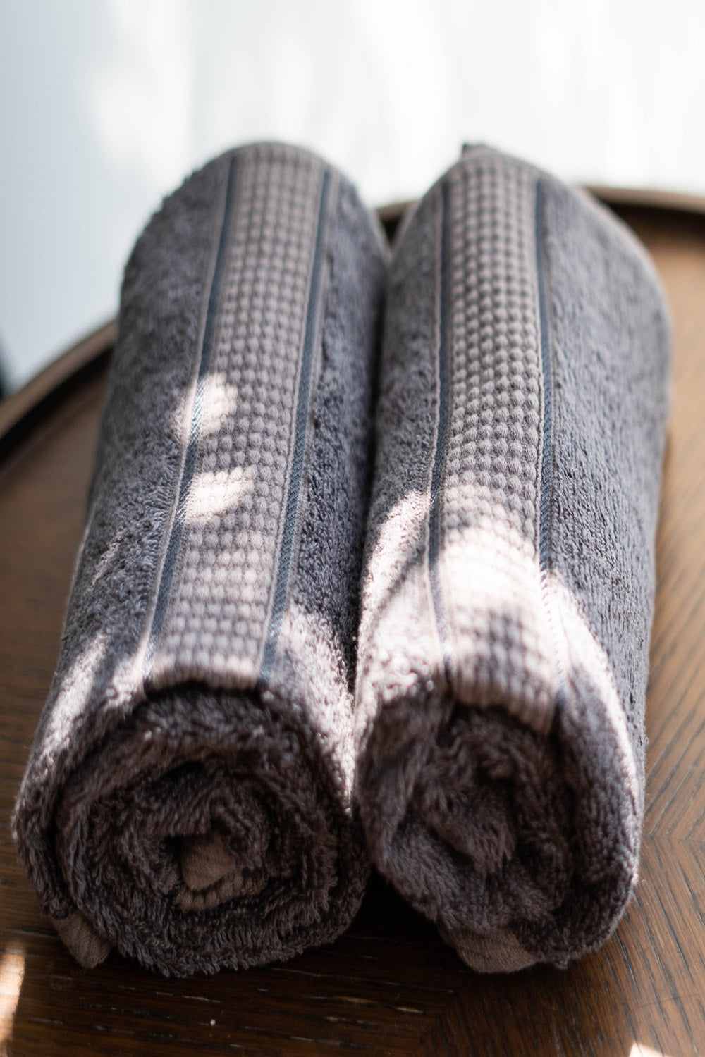 Night Grey Hand Towels - Pack of 2