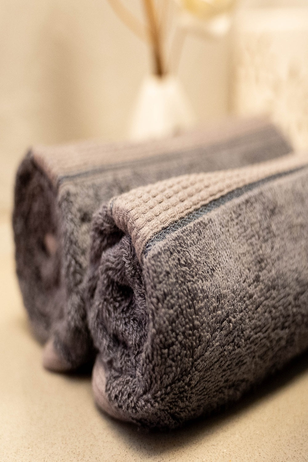 Night Grey Hand Towels - Pack of 2