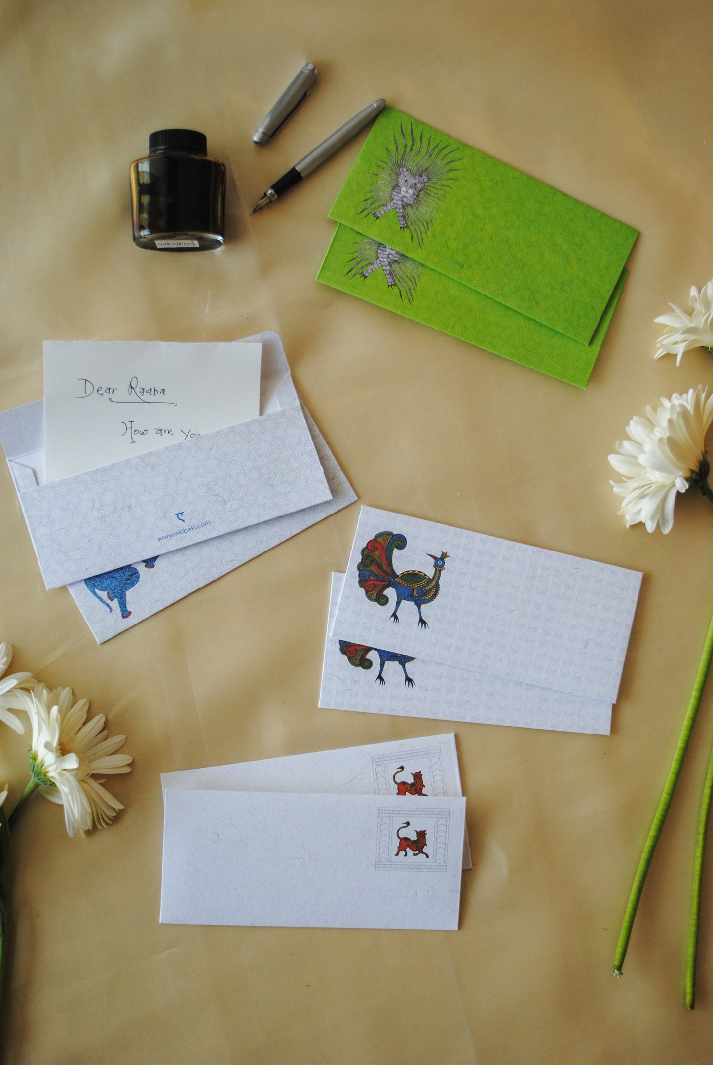 Gond + Chitrakathi Envelopes Set of 8