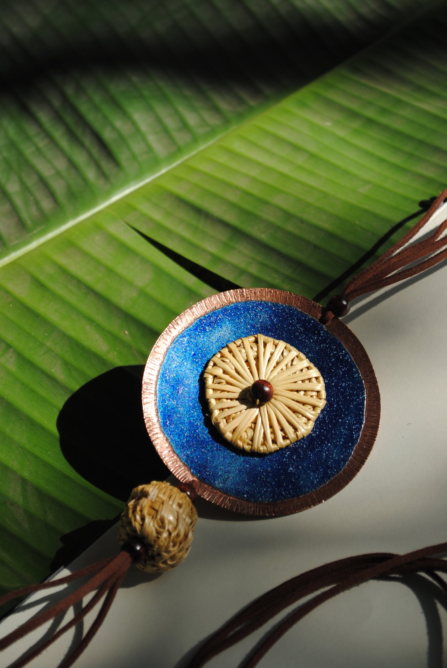 Vaati Pendant Necklace Blue - Single Vaati