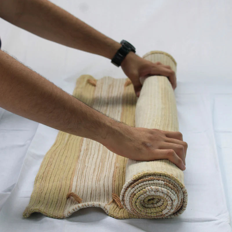Herbal Drill Yoga Mat With Hurdles