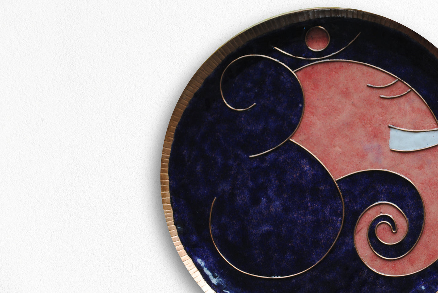 Omkara - Ganesha Wallplate (Violet)