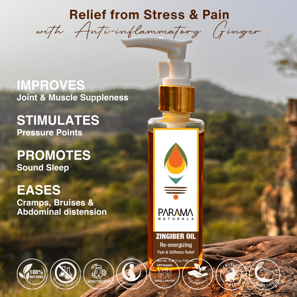 Ginger-Turmeric Zingiber Oil Re-energizing Pain & Stiffness Relief
