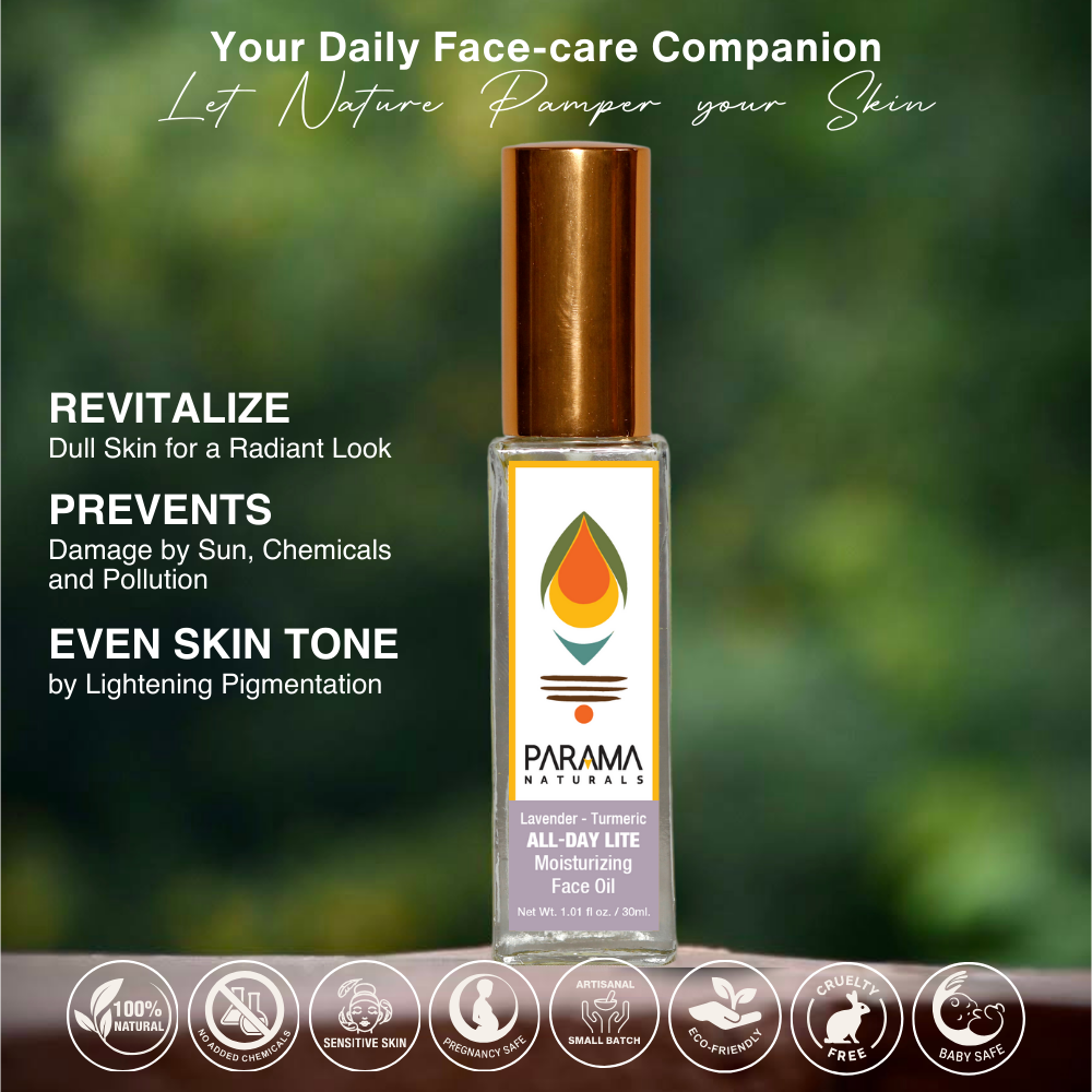 Lavender-Turmeric All Day Lite Moisturizing Face Oil