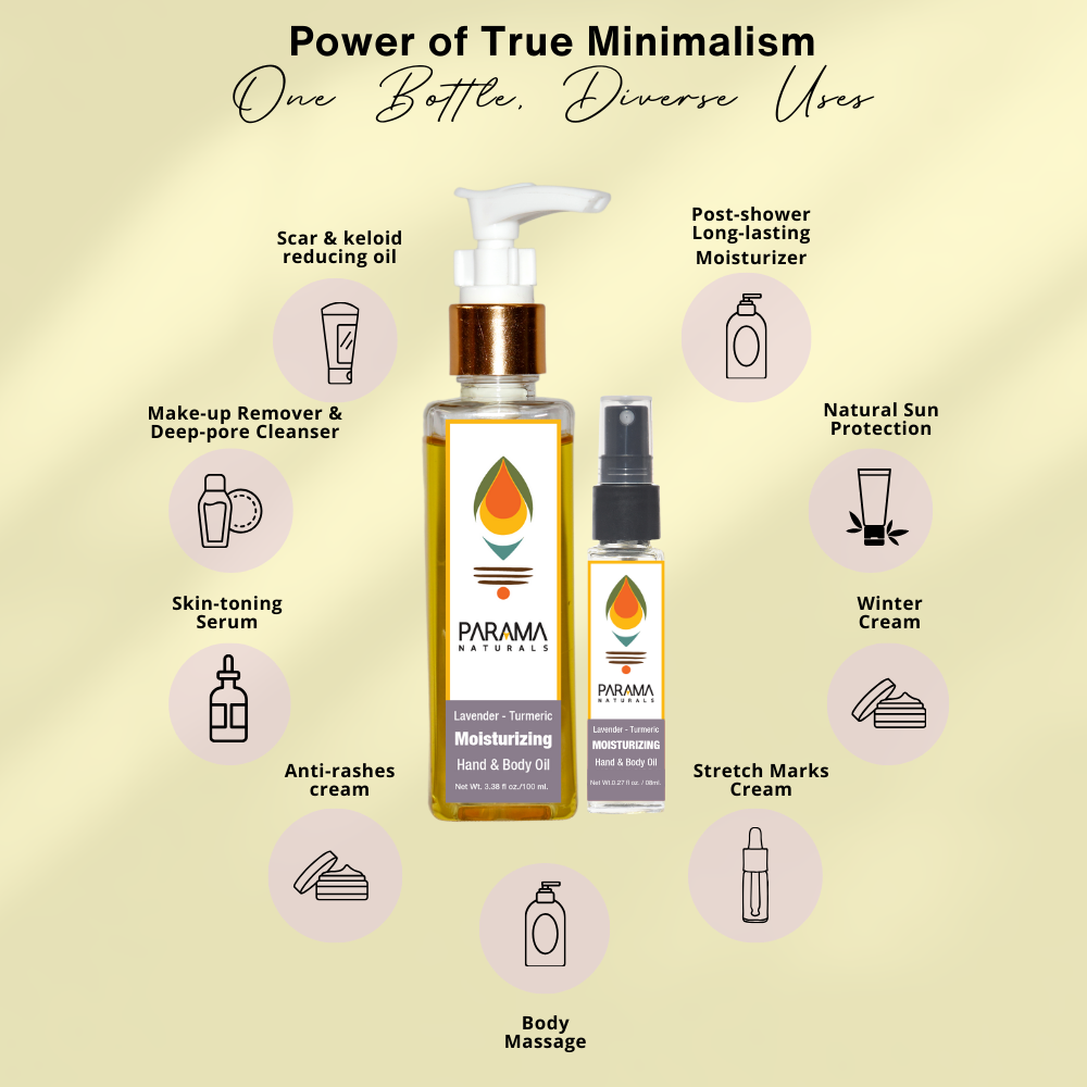 Lavender-Turmeric Moisturizing Hand & Body Oil