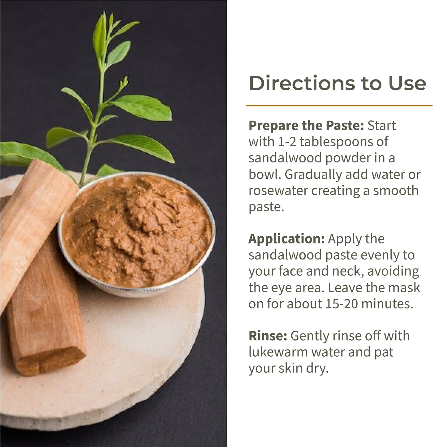 Pure Sandalwood Powder | Face Pack for Skin Brightening & Pore Cleansing | 100g