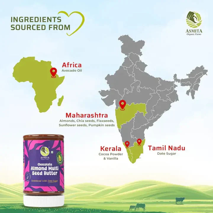 Almond Multiseed Chocolate Butter