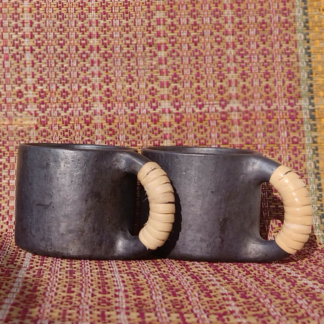 Longpi Black Pottery Tea Cups (Set of 2)