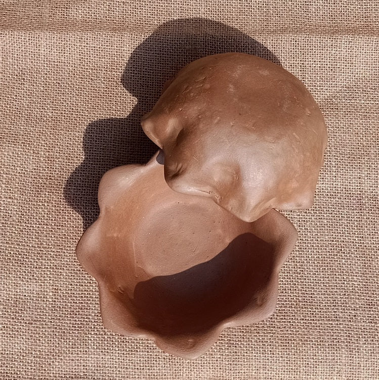 Lotus Food Safe Handcrafted Multi Purpose Terracotta Clay Bowls