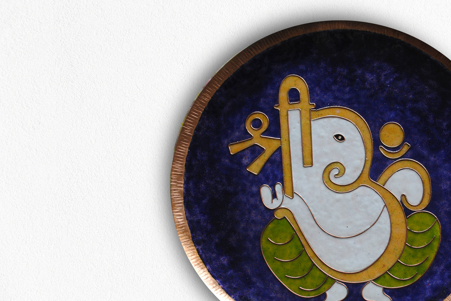 Vinayaka - Ganesha Wallplate (Purple)