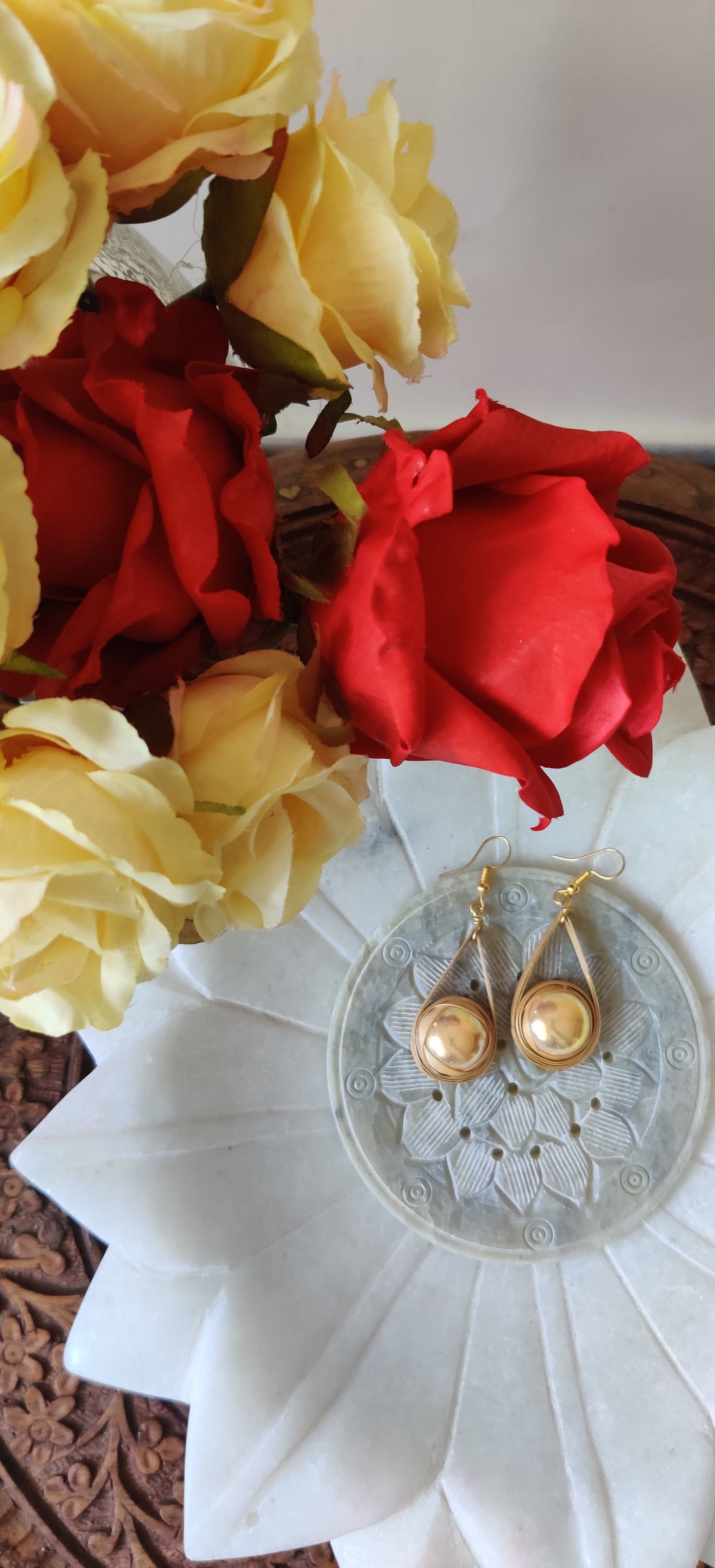 Handcrafted Bamboo Weaved Earrings