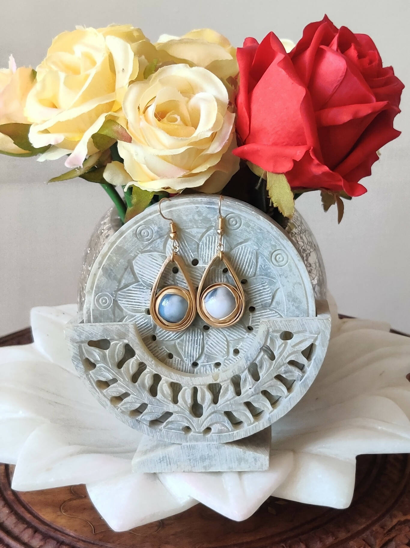 Bamboo Weaved Earrings