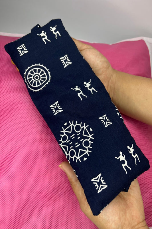 Eye Pillow With Buck Wheat Filling (Dark Blue)