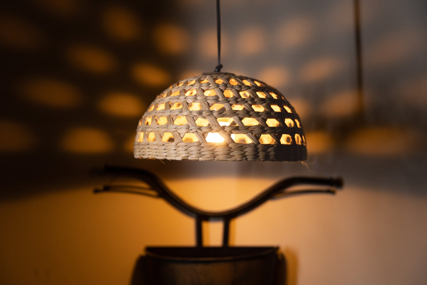 Kauna Dome Jaali weave Lamp
