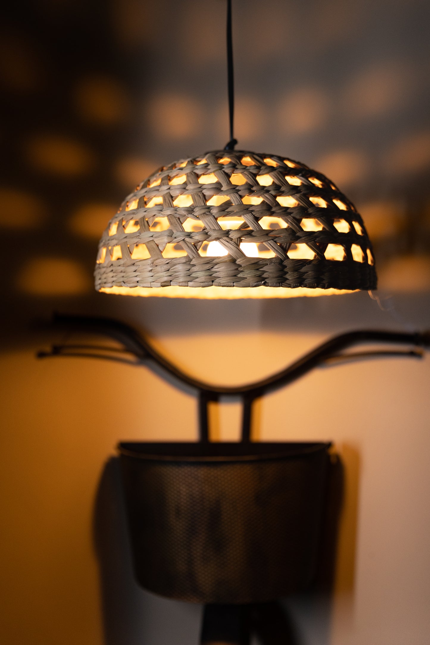 Kauna Dome Jaali weave Lamp