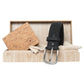 Gift Box Men's: Black Belt and Beige Wallet