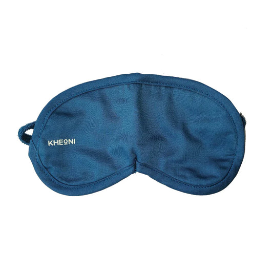 Organic Cotton Eye Mask | Ocean Blue | 25 G