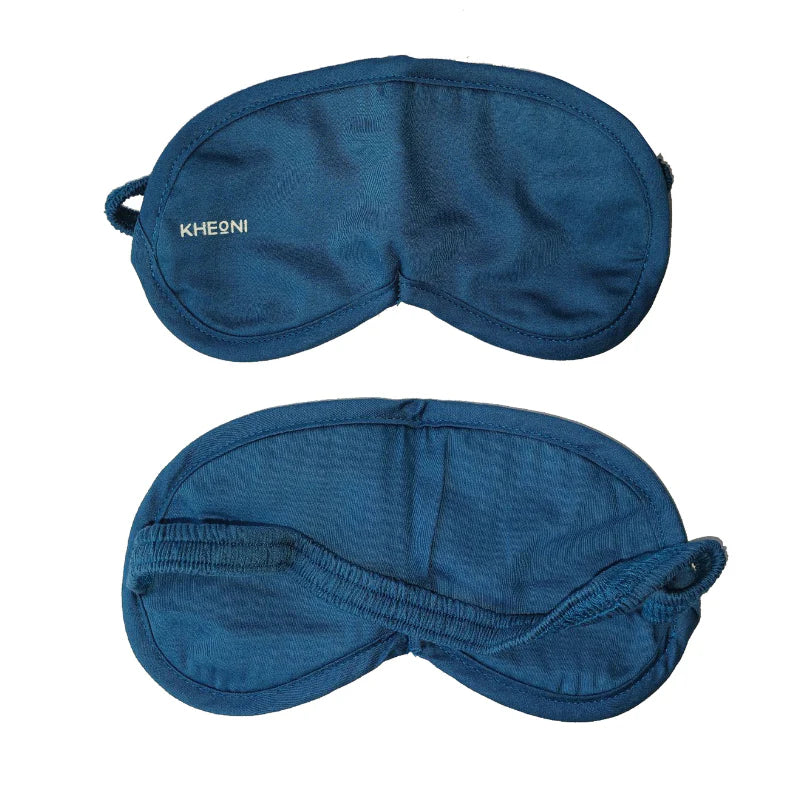 Organic Cotton Eye Mask | Ocean Blue | 25 G