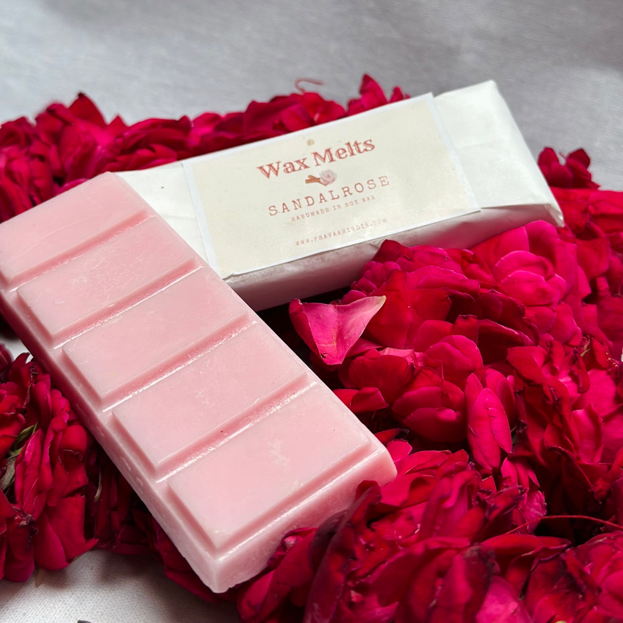 Sandalrose Wax Melt Snapbar | Handmade in Pure Soy Wax