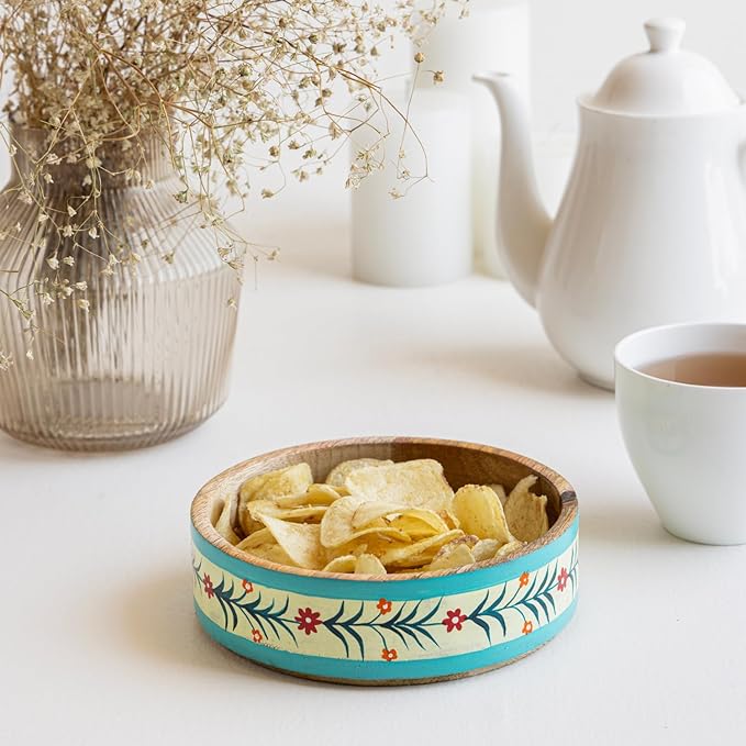 "Nihita" Wooden Salad Bowl | 400ML Capacity