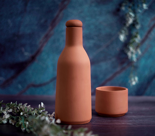 Mrudgandha – Water Bottle & Glass
