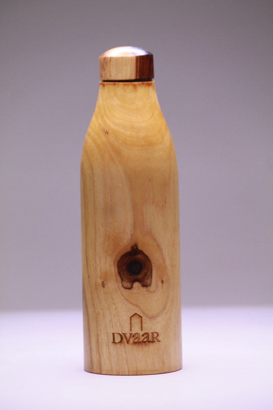 The Wooden Copper Bottle Teak Wood - 500 ml