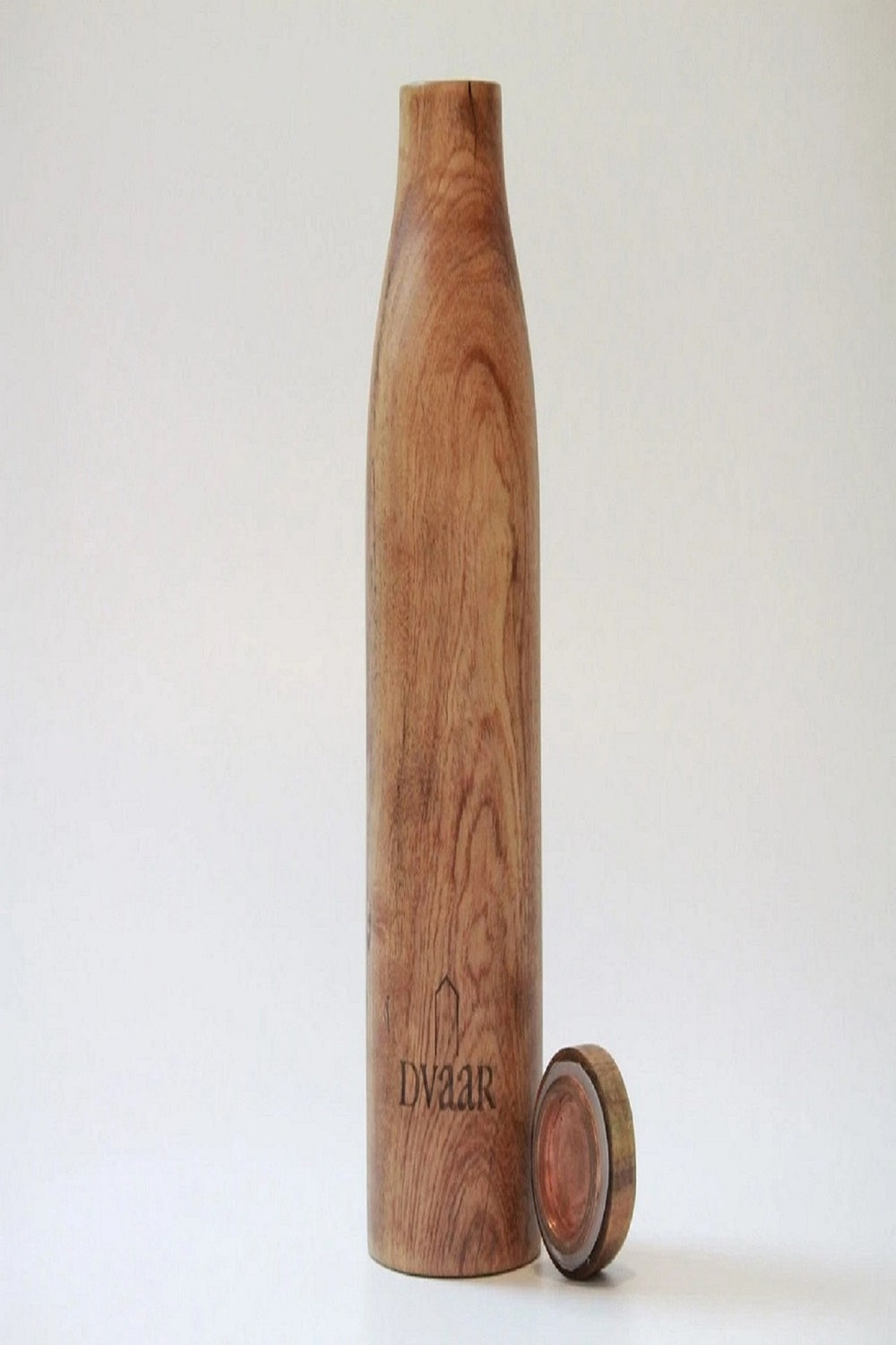 The Wooden Copper Bottle Neem Wood - 500 ml