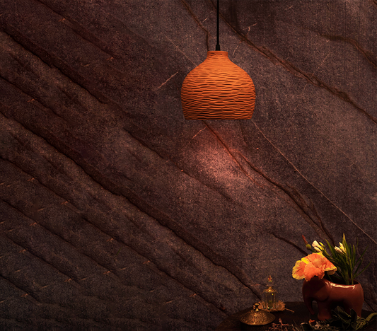 Walnut - Terracotta lights
