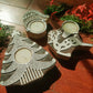 Handcrafted Wooden Christmas Tea Light Candle Holder - Set of 3