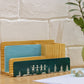 "Dancing Tribal" Hand Painted Wooden Desk Organizer
