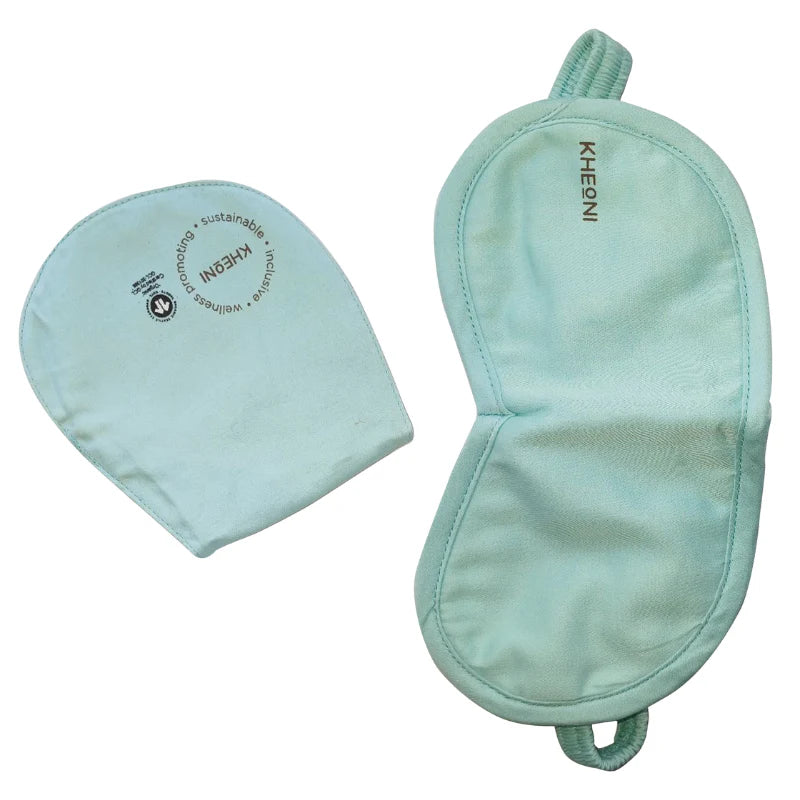 Organic Cotton Eye Mask | Light Neon | 25 G