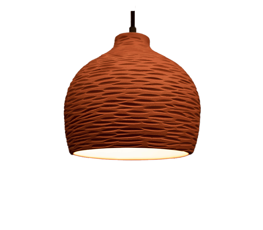 Walnut - Terracotta lights