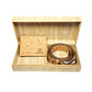 Gift Box Men's: Beige Belt and Beige Wallet