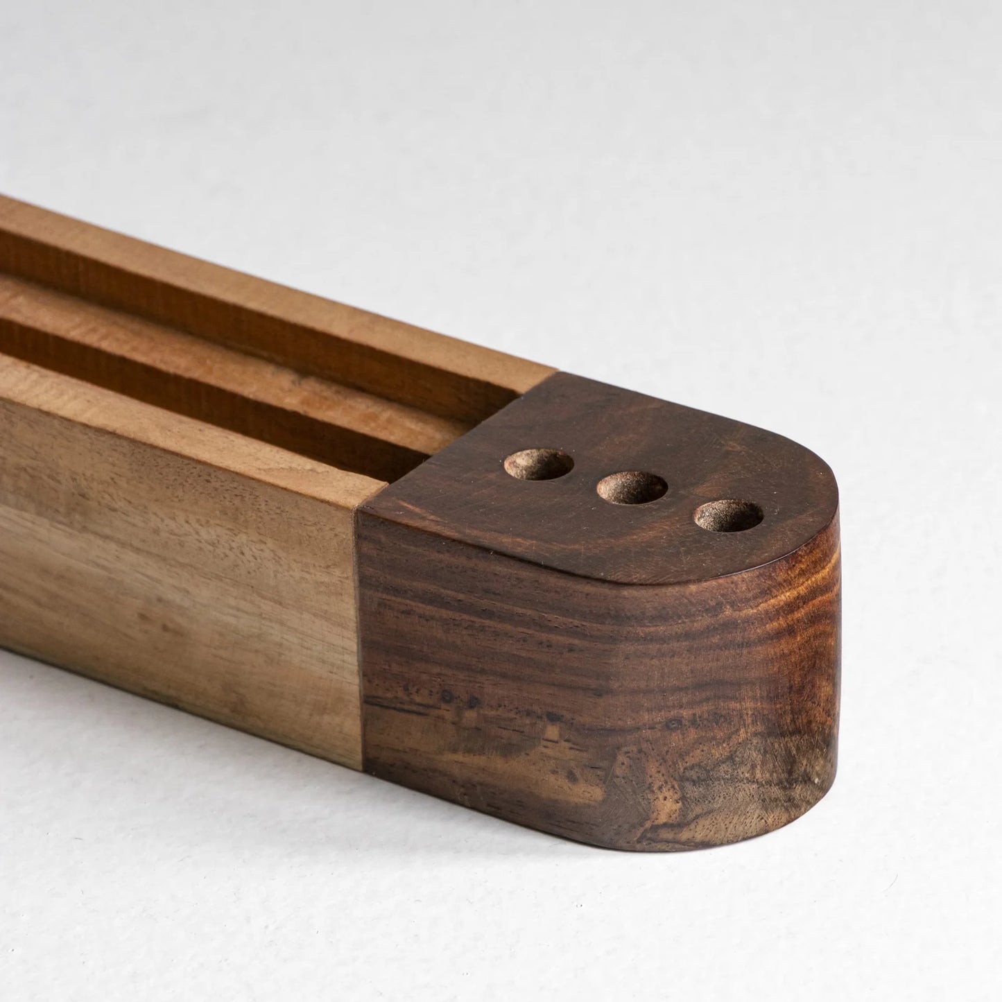 Ashvath Solid Wood Pen Stand, Mobile Holder, Card Holder