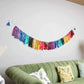 Party Streamer Combo - Rainbow Banner Bunting + Rainbow Fringe Streamer Garland (Pack of 2)