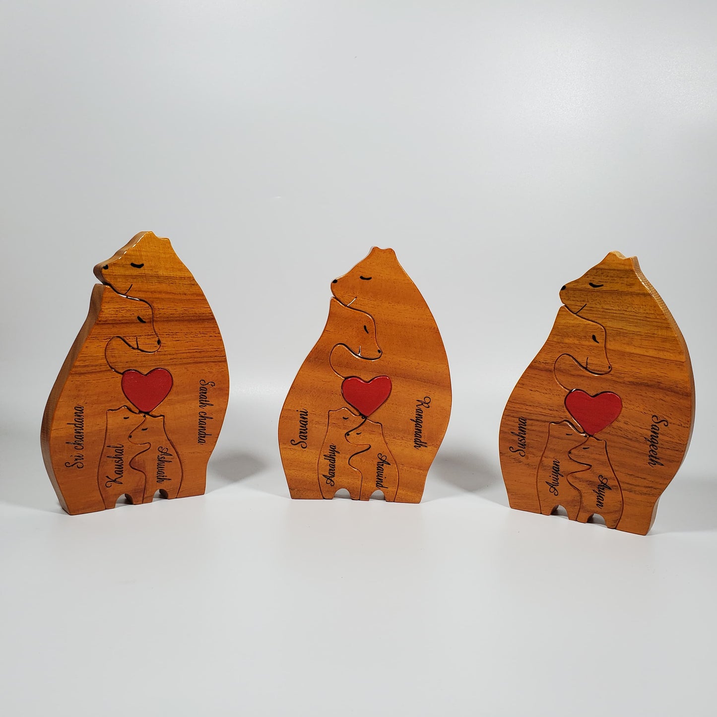 Bear Family with Two Kids
