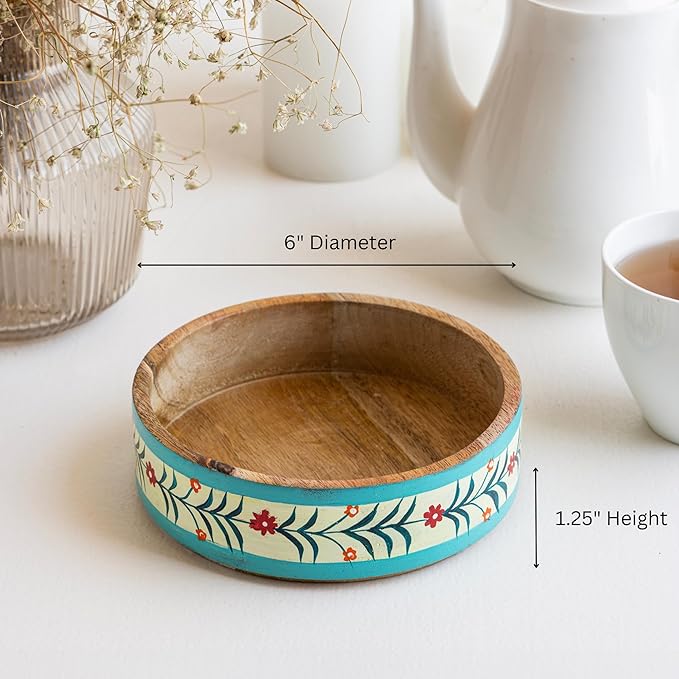 "Nihita" Wooden Salad Bowl | 400ML Capacity