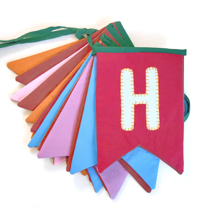 Happy Birthday Swallowtail Flag Bunting/Banner