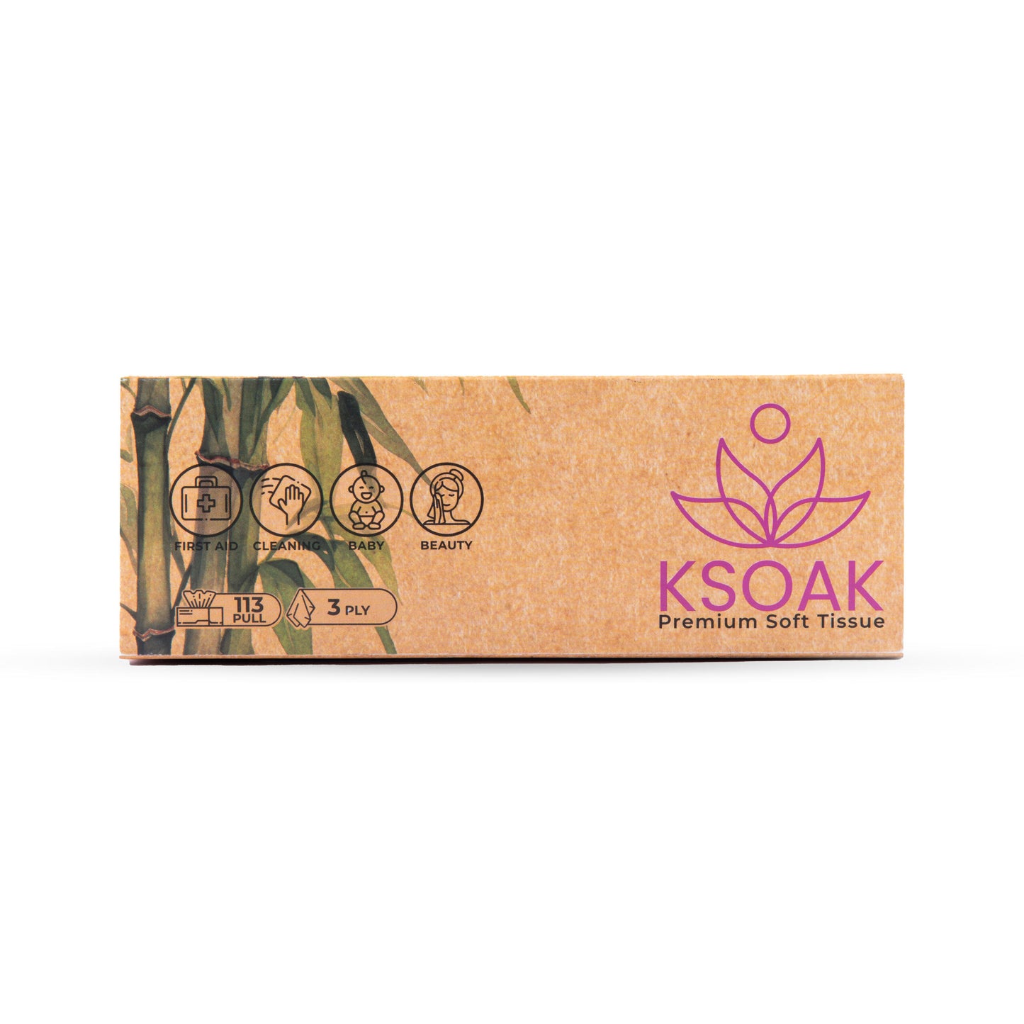 Bamboo Facial Tissue (Pack of 3)