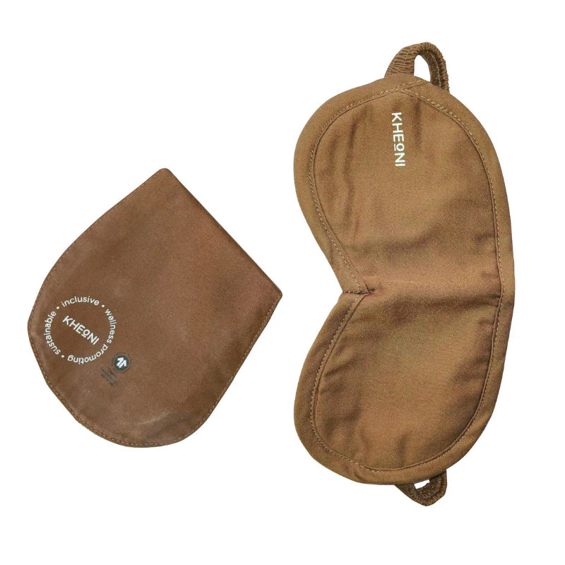 Organic Cotton Eye Mask | Brown | 25 G