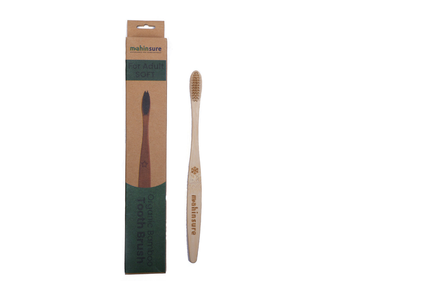 Bamboo Tooth Brush - Beige (Pack of 2)