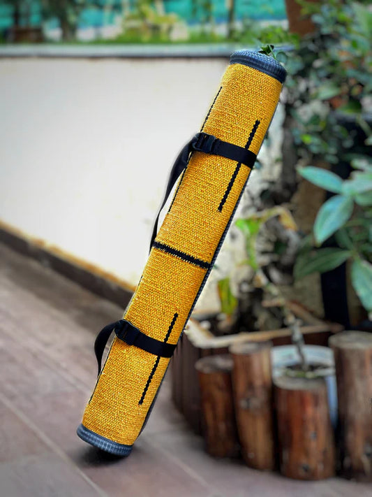 Cotton Yoga Mat- Gemstone Series (Yellow)
