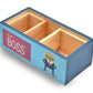 "Boss at Work" Hand Painted Wooden Desk Organizer